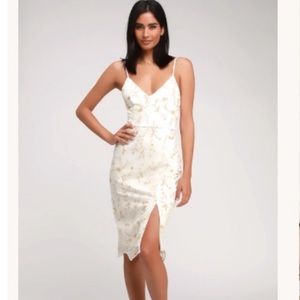 Lulus midi dress, new with tags